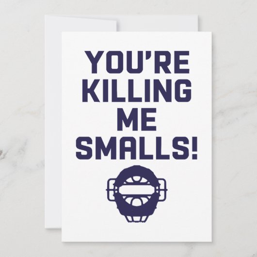 Invitation Tu me tues Smalls ! (Devant)