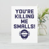 Invitation Tu me tues Smalls ! (Debout devant)