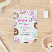 Invitation Tu ne veux pas le manquer Aquarelle Anniversaire