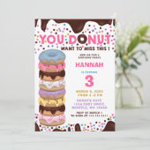 Invitation tu ne veux pas rater cette fête d'anniversaire de (Debout devant)