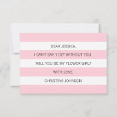 Invitation Tu seras ma FILLE FLEUVE ? (Dos)