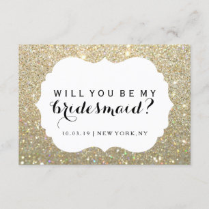 Invitation Tu seras ma servante d'épouse - Mort d'or habillé