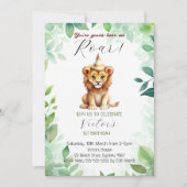 Invitation Tu vas m'entendre hurler 1er anniversaire (Devant)