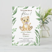 Invitation Tu vas m'entendre hurler 1er anniversaire (Debout devant)