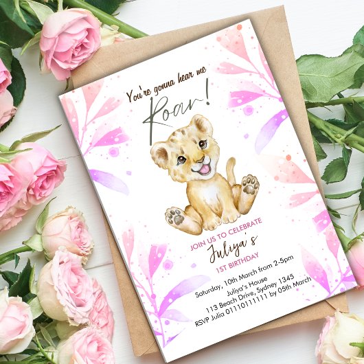 Invitation Tu vas m'entendre hurler 1er anniversaire