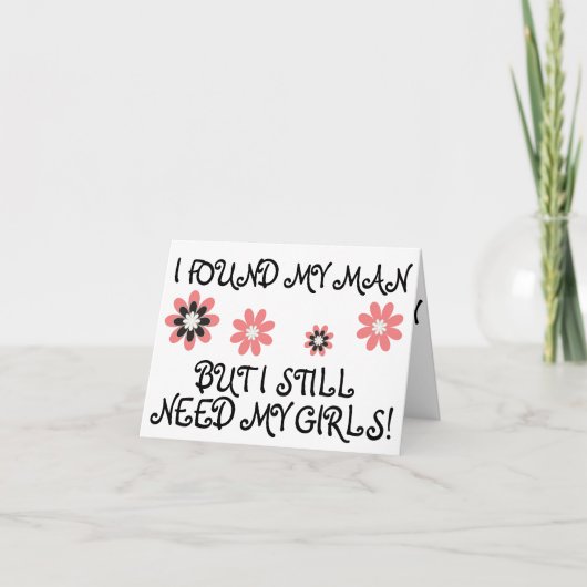 Invitation Tu veux You Be My Bridesmaid ? (flowers) (Devant)