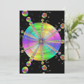 Invitation Tube bulle (Debout devant)