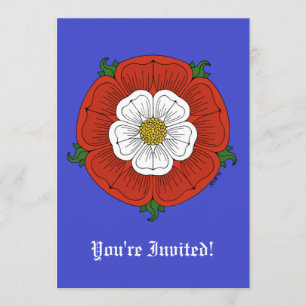 Invitation Tudor Rose
