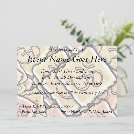 Invitation Tuile OM (Aum) d'émail (Debout devant)