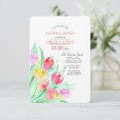 Invitation Tulip Bouquet (Debout devant)