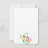 Invitation Tulip Bouquet (Dos)