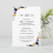 Invitation Tulip & Wildflower Nous Nous Aimons Encore Anniver (Debout devant)