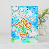 Invitation Tulipe (Debout devant)