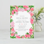 Invitation Tulipe de fleurs | FÊTE DES MARIÉES (Debout devant)