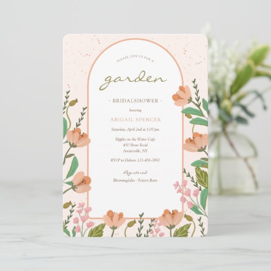 Invitation Tulipe de Printemps (Debout devant)