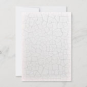 Invitation Tulipe jaune sur Fête de l'mariée de peinture de c (Dos)