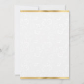 Invitation Tulipes d'aquarelle et jonquilles Baby shower de c (Dos)