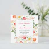 Invitation Tulipes et Daffodils Mariage de printemps (Debout devant)