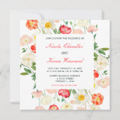 Invitation Tulipes et Daffodils Mariage de printemps (Devant)