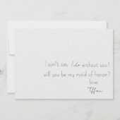 Invitation Tulipes lumineuses et verdure Proposition de parti (Dos)