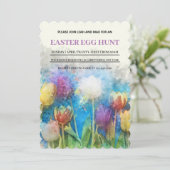 Invitation Tulipes printanières, Ester hunt egg (Debout devant)
