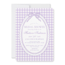 Tulle Gingham Coquette Nœud  Réception de Mariage