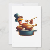 Invitation Turbine de cuisson pour dinde de Thanksgiving (Devant)