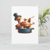 Invitation Turbine de cuisson pour la dinde de Thanksgiving (Debout devant)