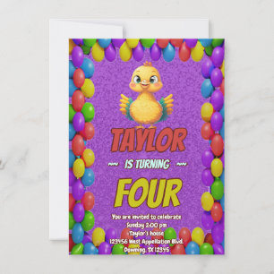 Invitation Turquie Anniversaire personnalisé Enfants Invitati