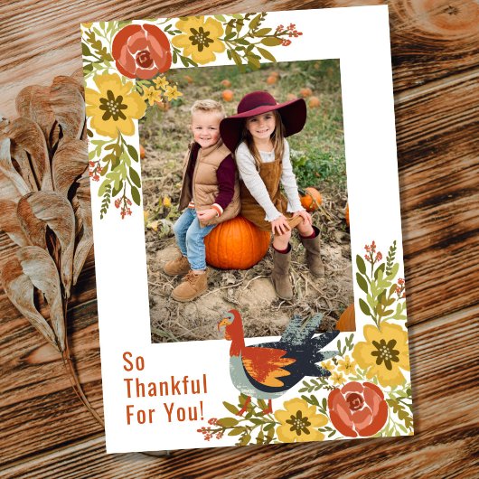 Invitation Turquie dans le jardin Thanksgiving