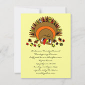 Invitation Turquie mignonne (Devant)