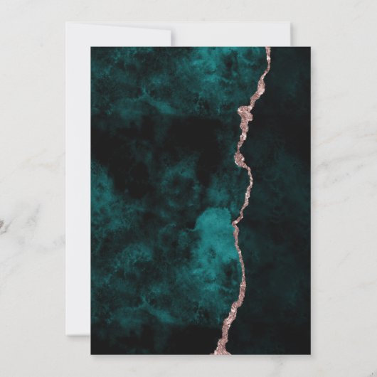 Invitation Turquoise Agate Pop Fizz Clink Bachelorette (Dos)