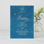 Invitation Turquoise chic / Mariage Turquoise (Debout devant)
