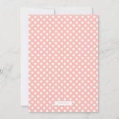 Invitation turquoise de baby shower de rose de (Dos)