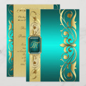 Invitation Turquoise de Grand-Duke Turquoise Jewel (Devant / Derrière)