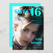 Invitation turquoise en hausse de couverture de (Devant / Derrière)