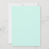 Invitation Turquoise Shimmering Spring Wedding (Dos)