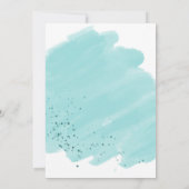 Invitation Turquoise Watercolor (Dos)