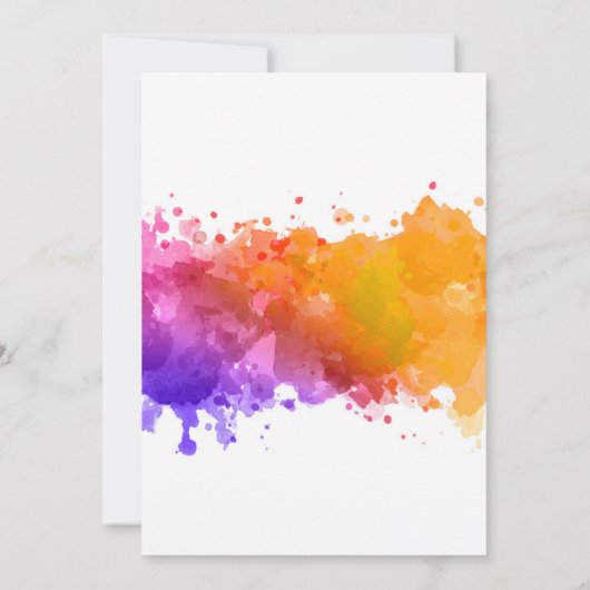 Invitation Turtle Card Purple (Dos)