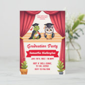 Invitation "Turtley Wise : Un hibou-stravaganza diplômé !" (Debout devant)