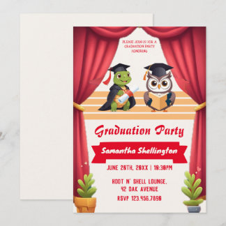 Invitation "Turtley Wise : une remise de diplômes de hibou-xr