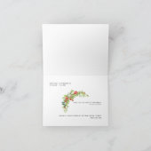 Invitation Tuscan Sunflower Mariage Coloré (Intérieur)