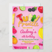 Invitation Tutti Fruitti - Fruits Anniversaire (Devant)