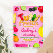 Invitation Tutti Fruitti - Fruits Anniversaire