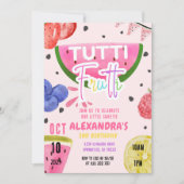 Invitation Tutti Frutti Fruit 1er 3e 4e 6e 7e 8e 9e (Devant)