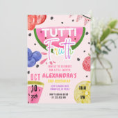 Invitation Tutti Frutti Fruit 1er 3e 4e 6e 7e 8e 9e (Debout devant)