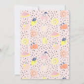 Invitation Tutti Frutti Pastel Fruit 2e anniversaire (Dos)