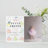 Invitation Tutti Frutti Pastel Fruit 2ème photo Anniversaire (Debout devant)