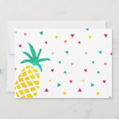 Invitation Tutti Frutti pour Anniversaire ou Événe (Dos)