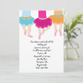 Invitation TuTu Ballet Girls (Debout devant)